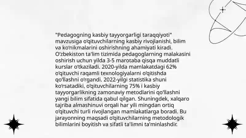 Zamonaviy pedagogning axborot texnologiyalaridan foydalanish ko'nikmalari 4