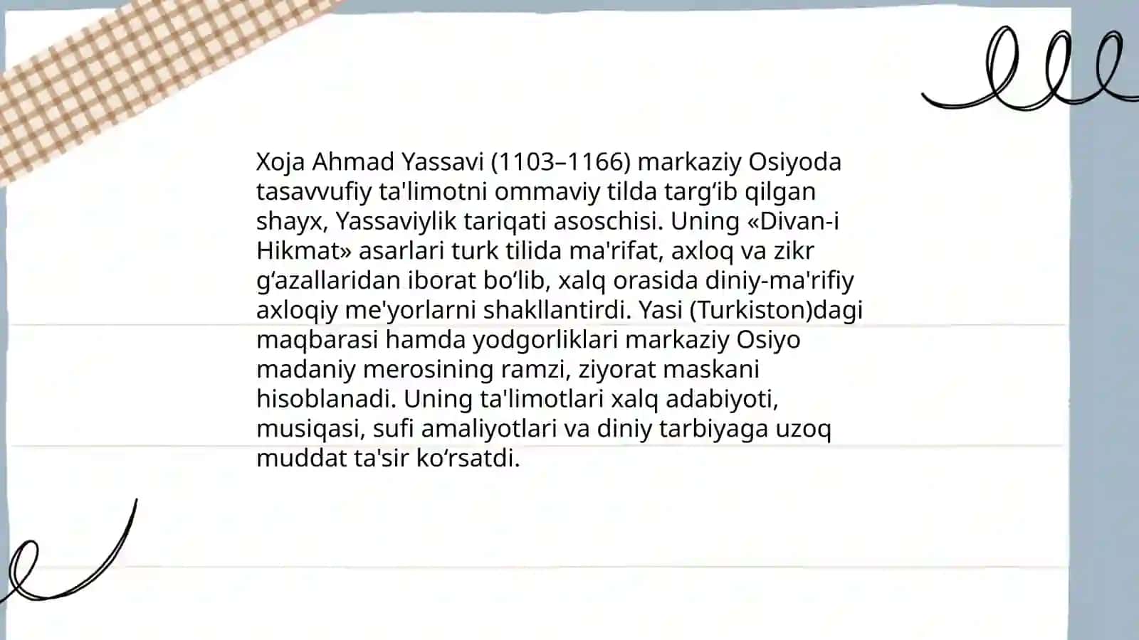 Tasavvuf va uning madaniy merosimizdagi o‘rni 4