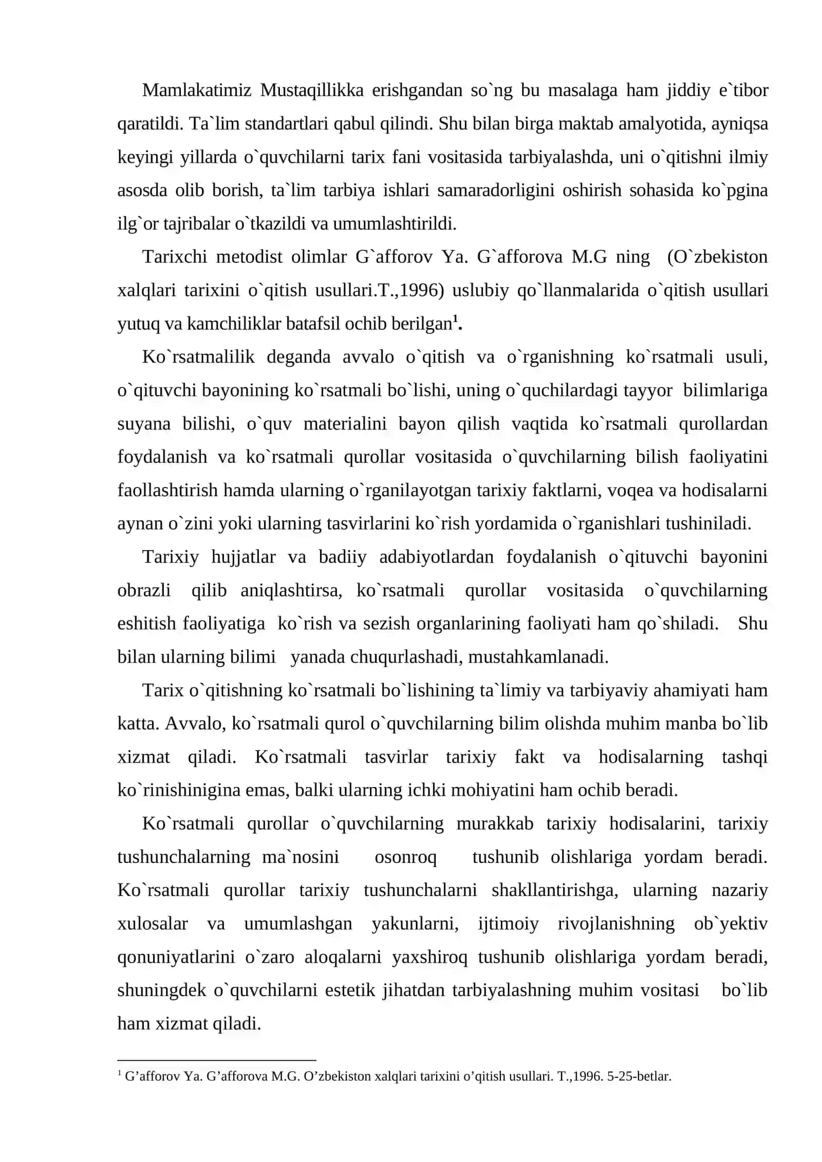 Tarix o`qitishning ko`rsatmali usuli 4