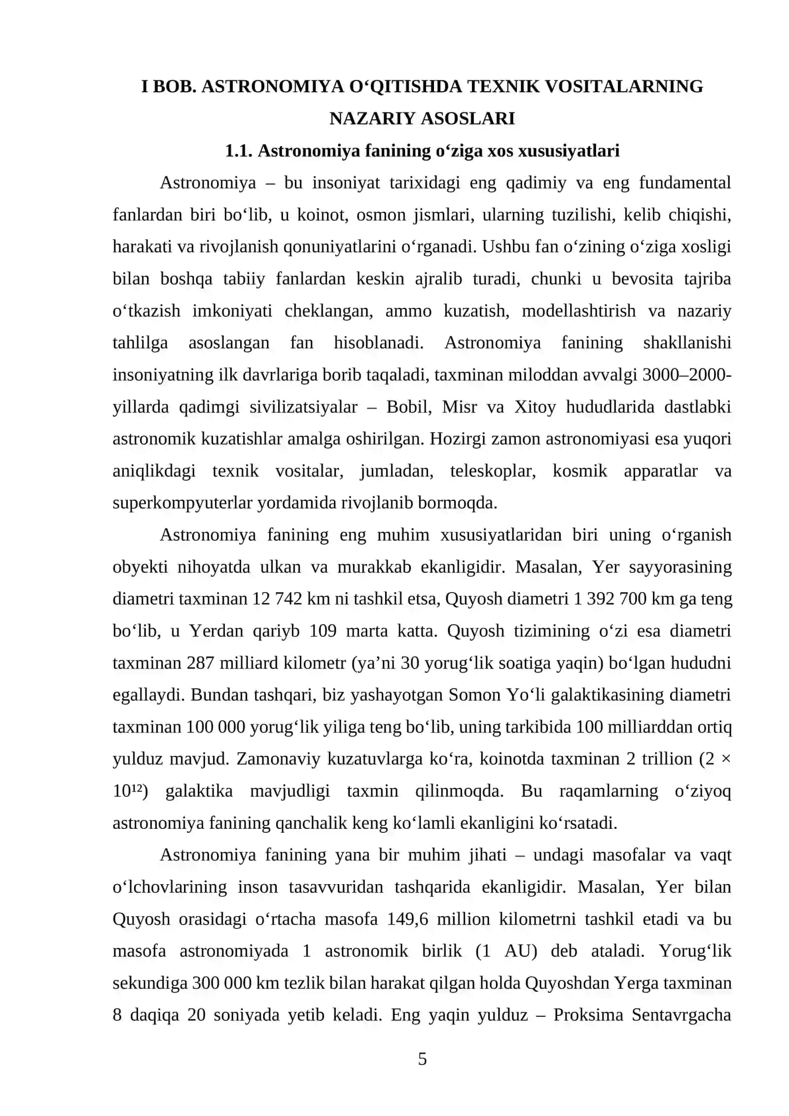 Astronomiya o‘qitishda texnik vositalar va ularni qo‘llash usullari 4