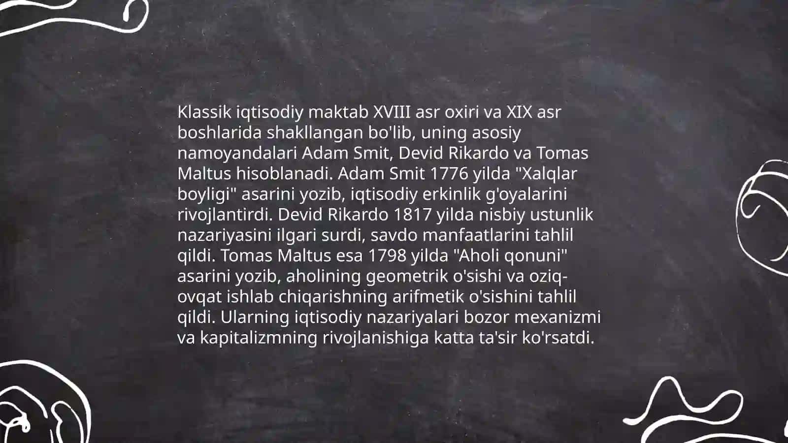 Klassik maktablarning iqtisodiy taʼlimotlari, Angliya va Fransiya klassik iqtisodiy maktablarning shakllanishi 4