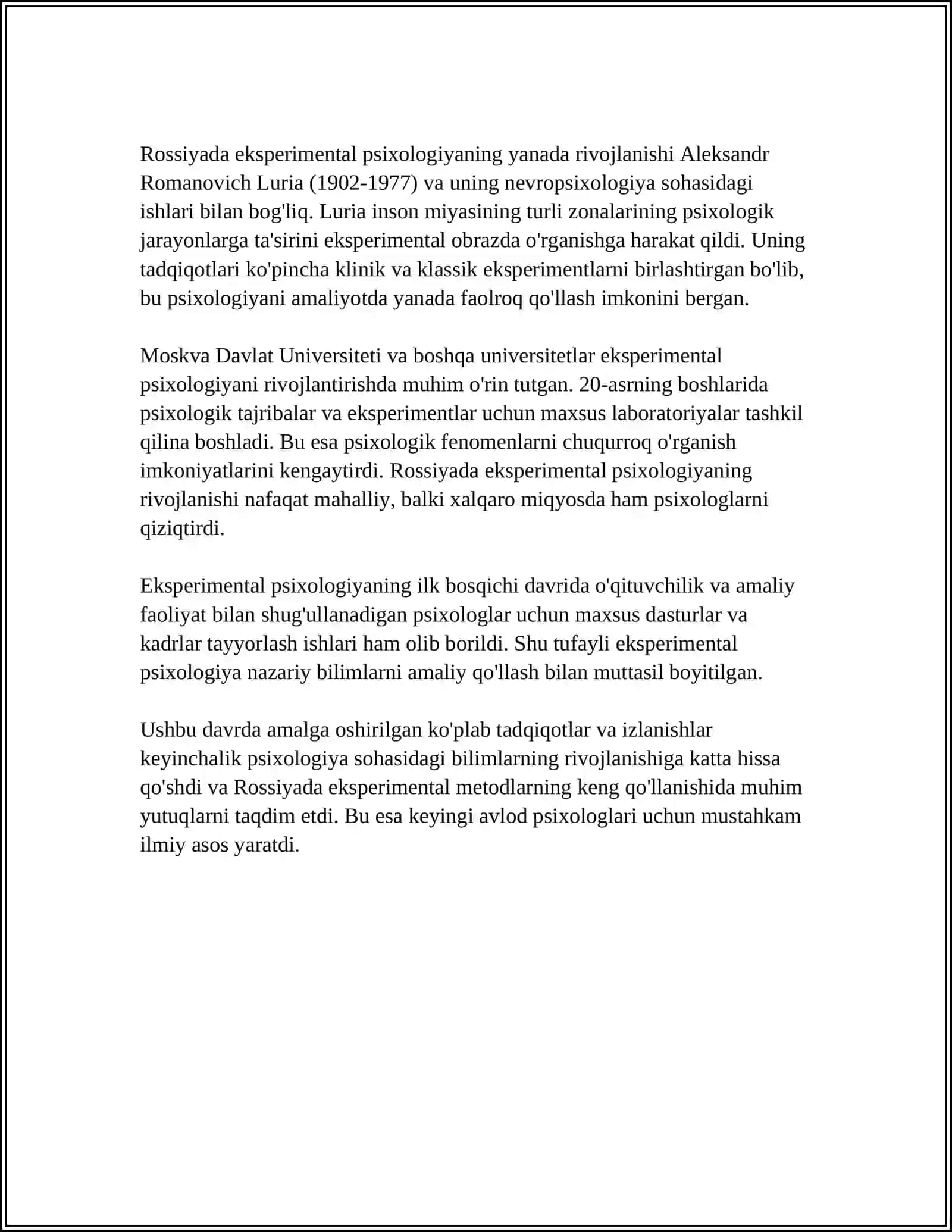 ROSSIYADA EKSPERIMENTAL PSIXOLOGIYANING RIVOJLANISH TARIXI 4