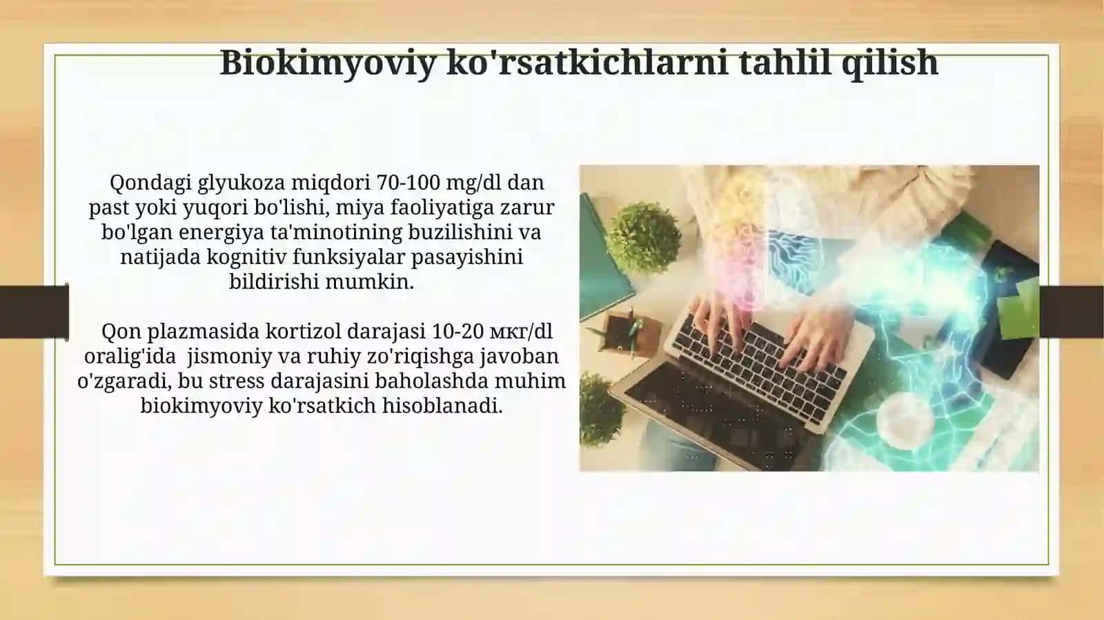 Aqliy mehnat bajarganda organizmning funksionalholatnibaholash 4