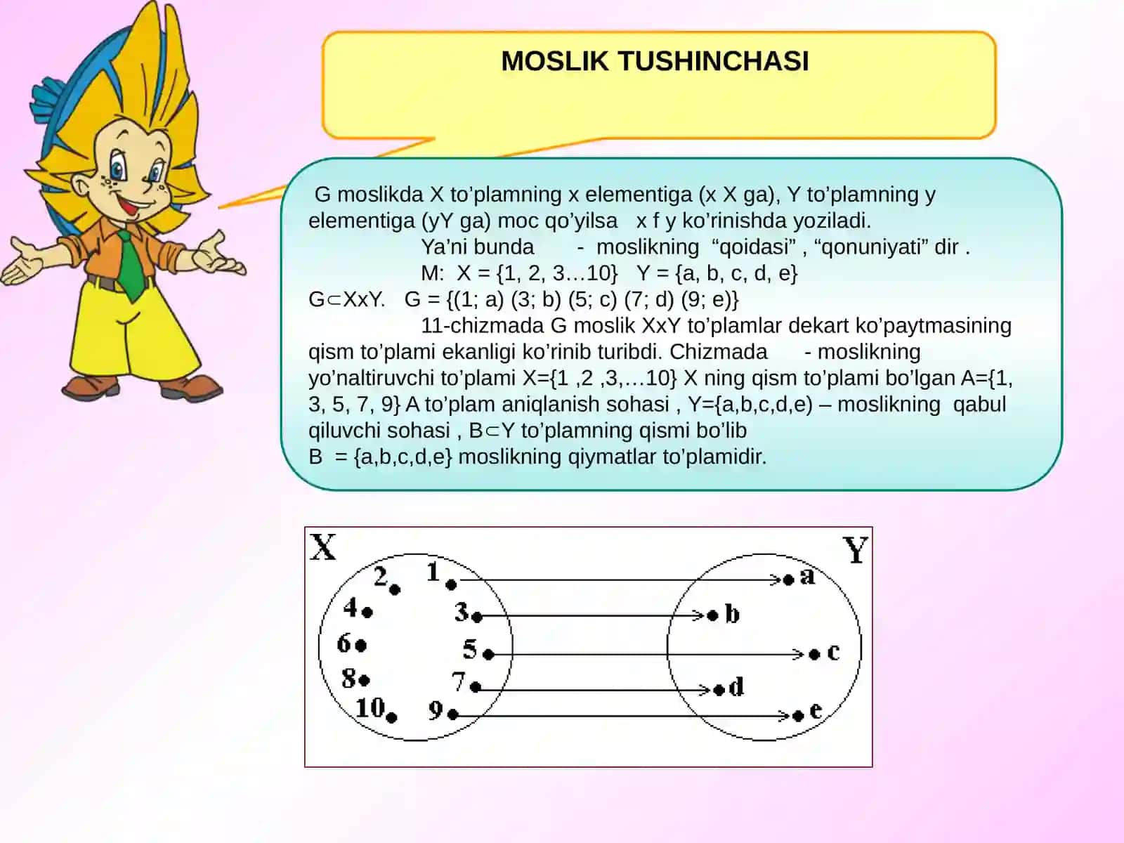 Moslik va munsbatga oid misolar 4