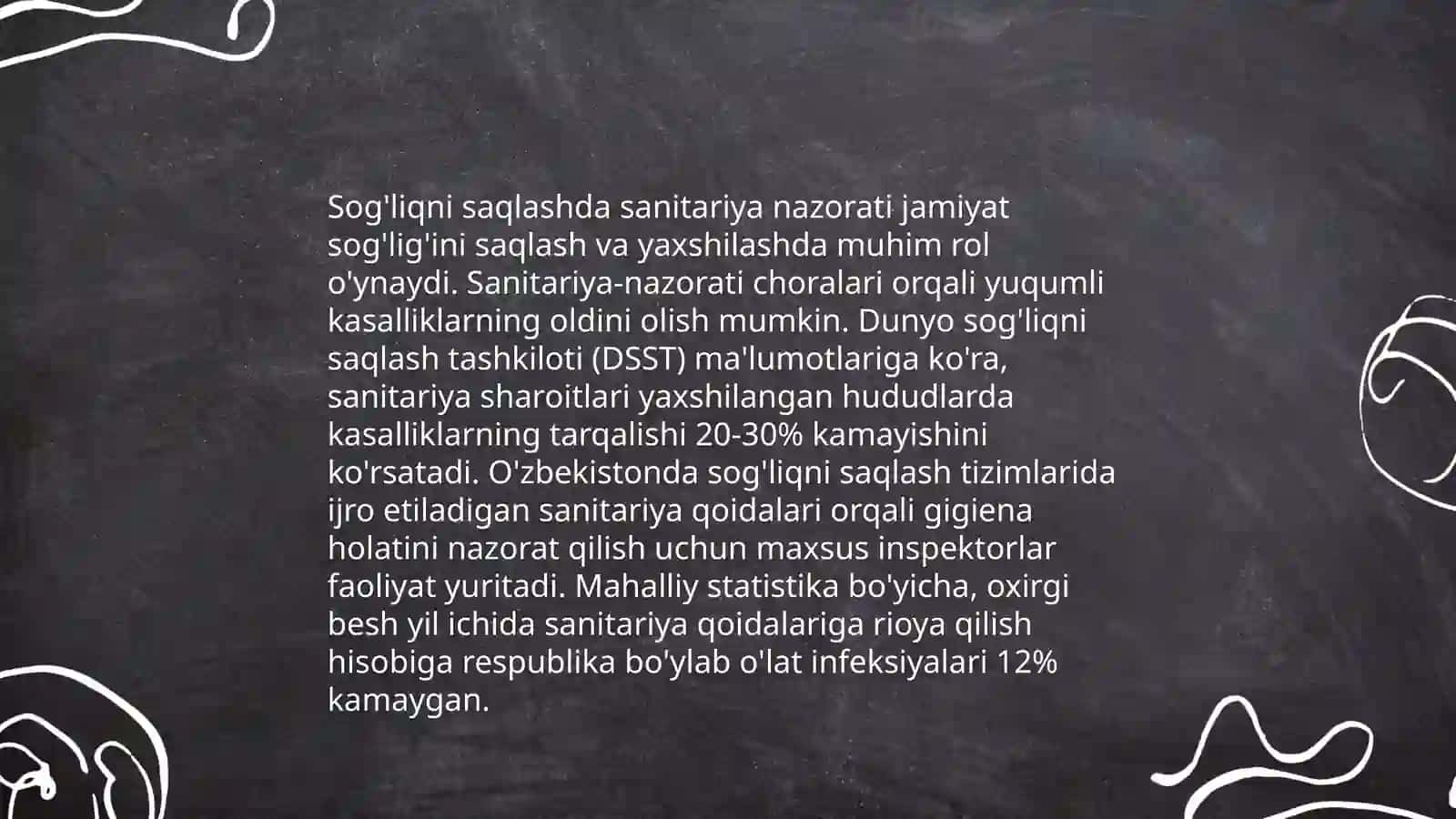 Sanitariya nazoratini tashkil qilish 4