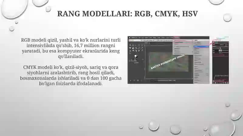 Raster grafik muharrir va unda ranglar, qatlamlar bilan ishlash 4