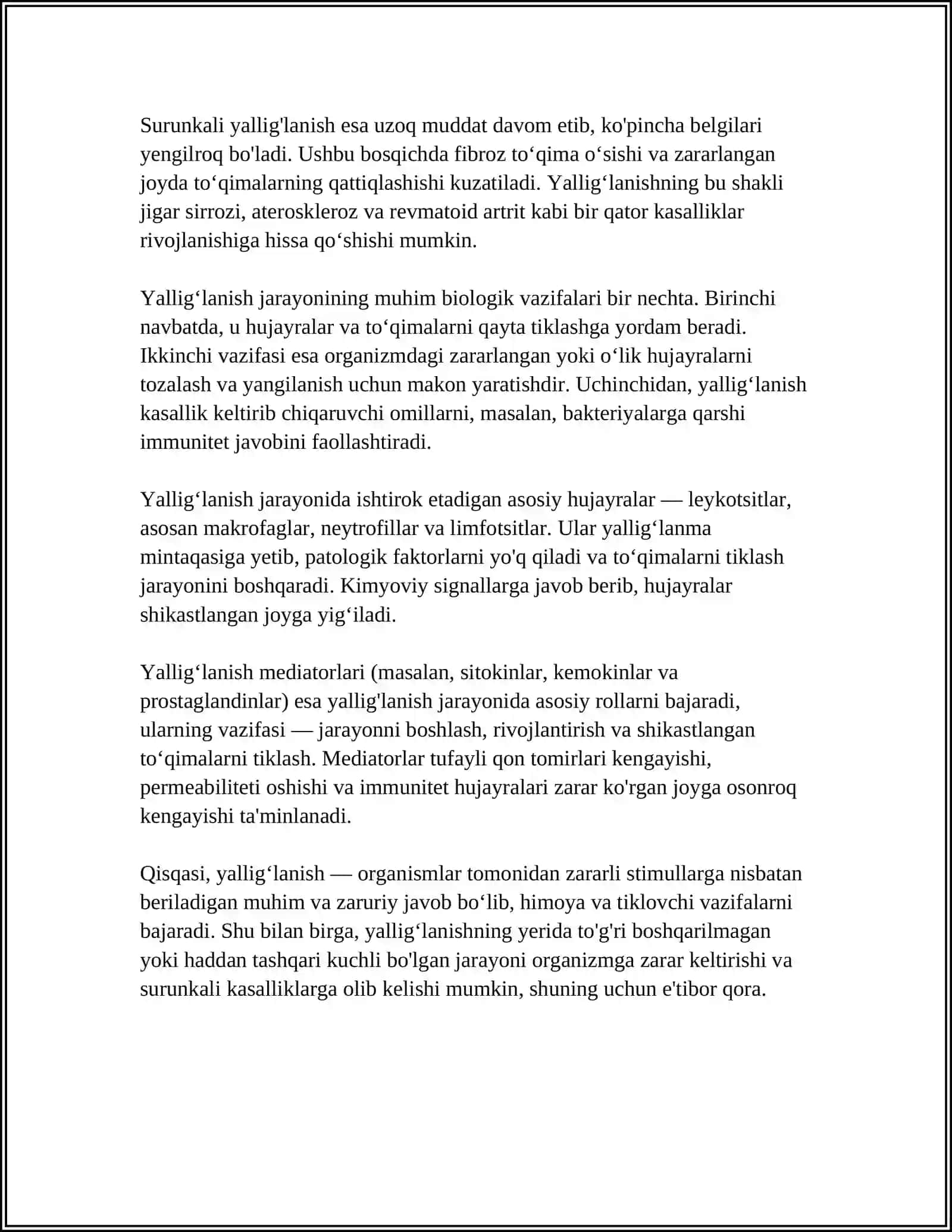 YALLIG'LANISH HAQIDA TUSHUNCHA SABABLARI VA BOSQICHLARI 4