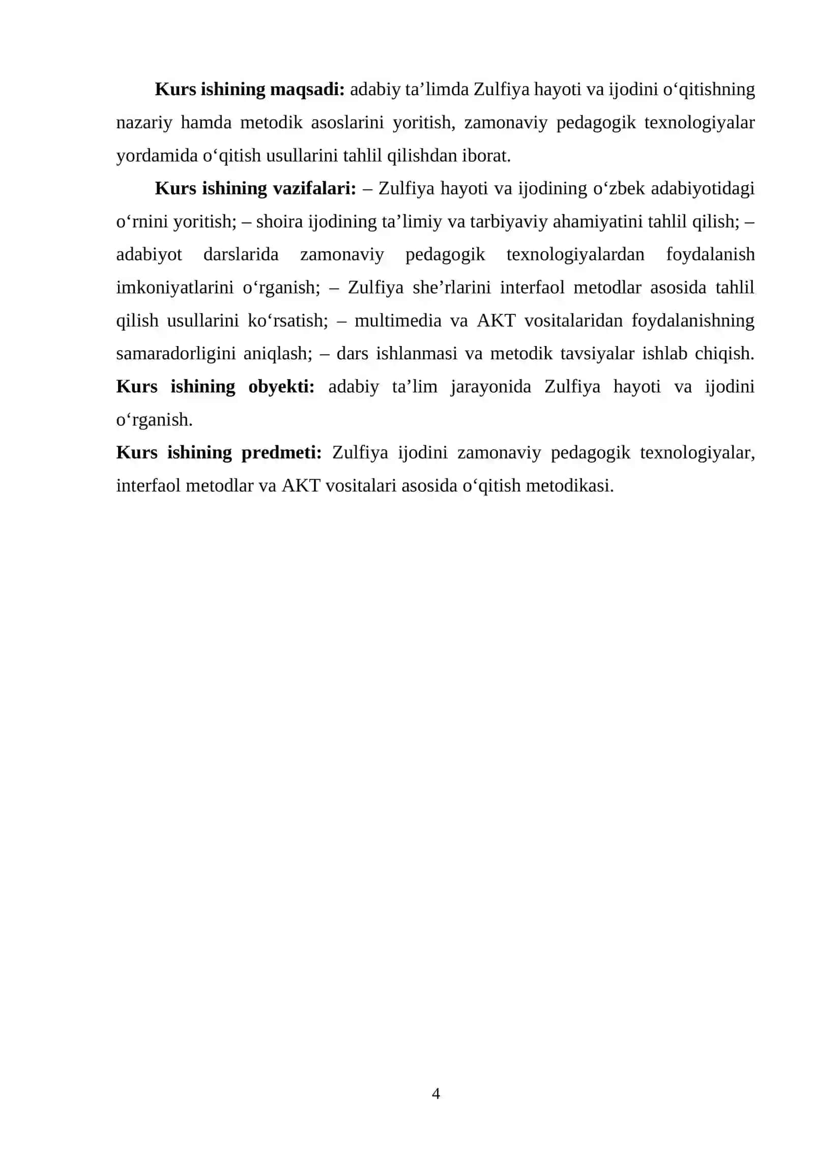 Adabiy ta'limda Zulfiya hayoti va ijodini zamonaviy texnologiyalar asosida o'rganish 4
