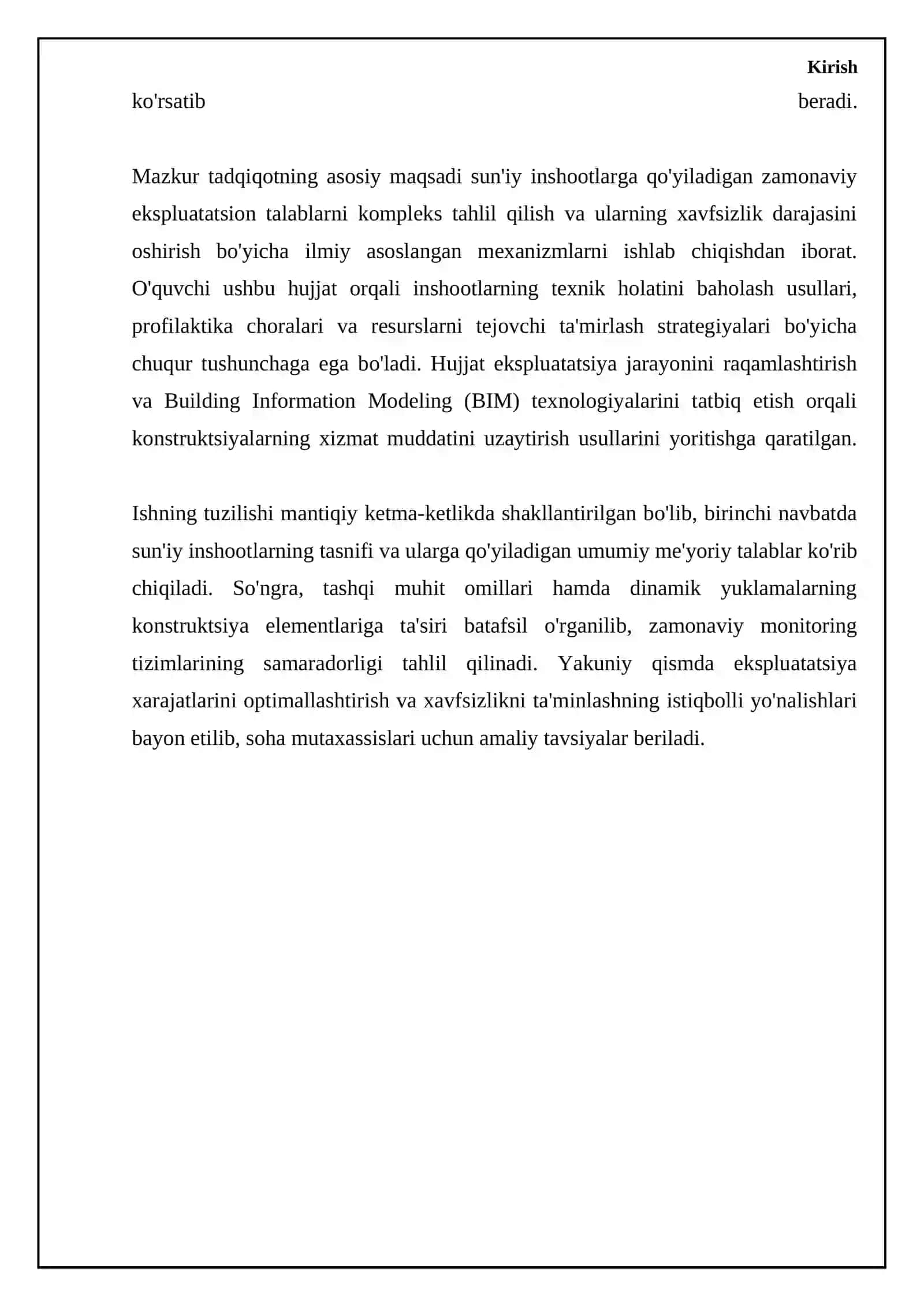 Suniy inshootlarni ekspluatatsiya qilishning me'yoriy-texnik asoslari 4