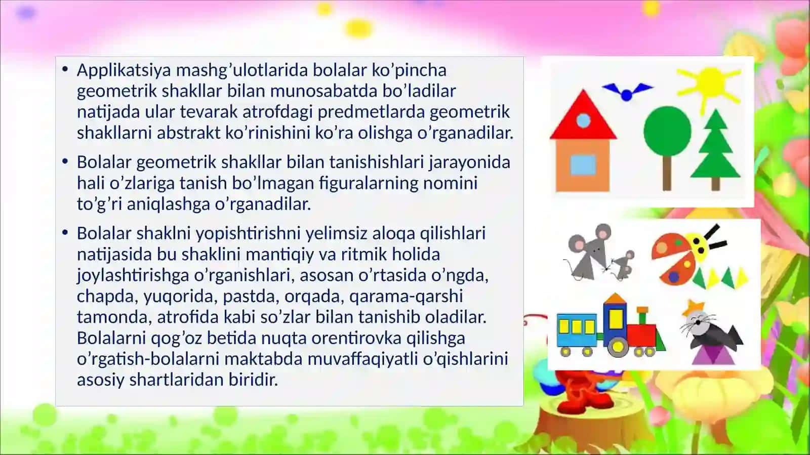 Maktabgacha yoshdagi bolalarni applikatsiya ishlariga o’rgatish 4