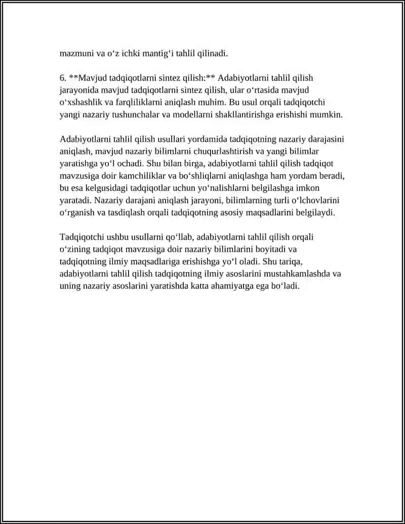 TADQIQOTNING NAZARIY DARAJASINI BILISH USULLARI VA SHAKLLARI 4