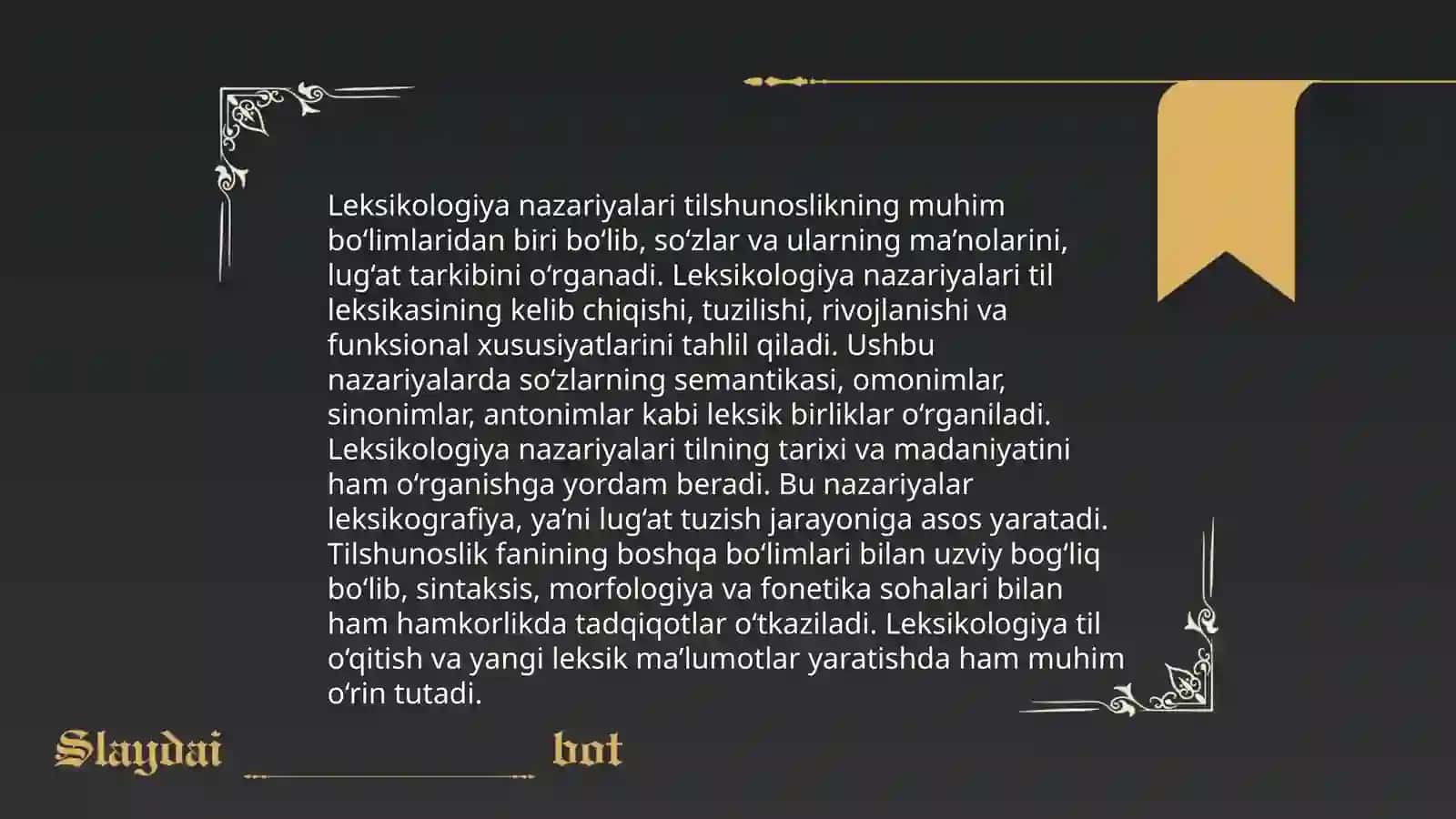 Soʻzlik quram 4