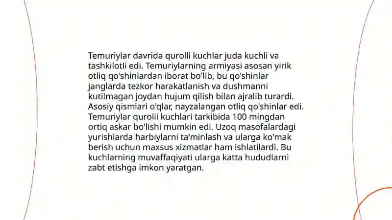 Oʻzbekistonda Harbiy Ishlar Tarixi Fanidan Tayyorlagan Mustaqil Ish 4