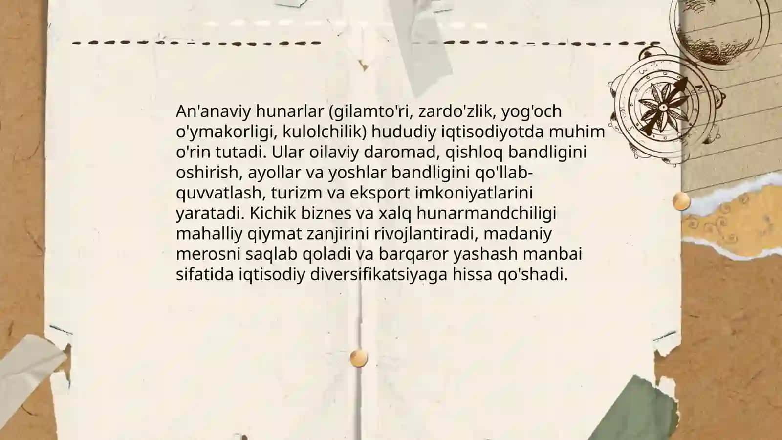 Hunar hunardan ruzqing unar 4