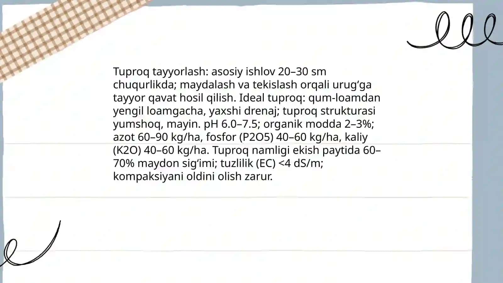 Arpaning yetishtirish texnologiyasi 4