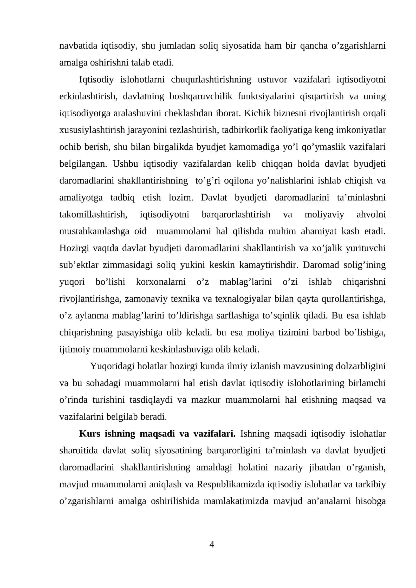 SOLIQLARNING MAKROIQTISODIY MOHIYATI VA SOLIQ SIYOSATI 4