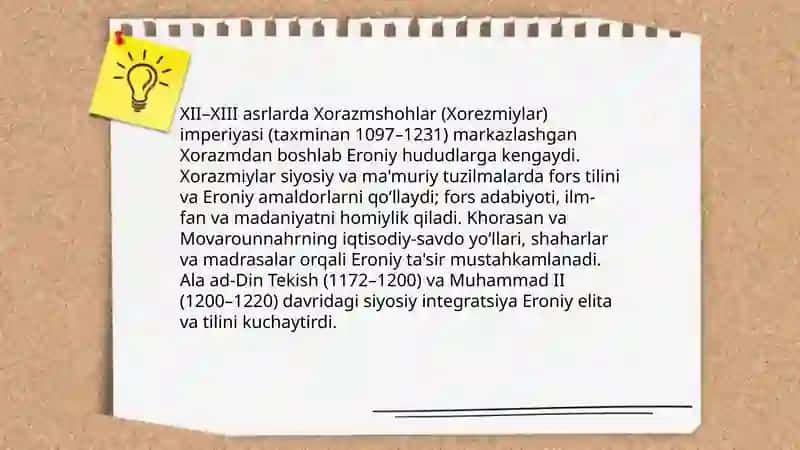 XII–XIII asrlarda Eron Hududi Davlatlarining Tarixi 4
