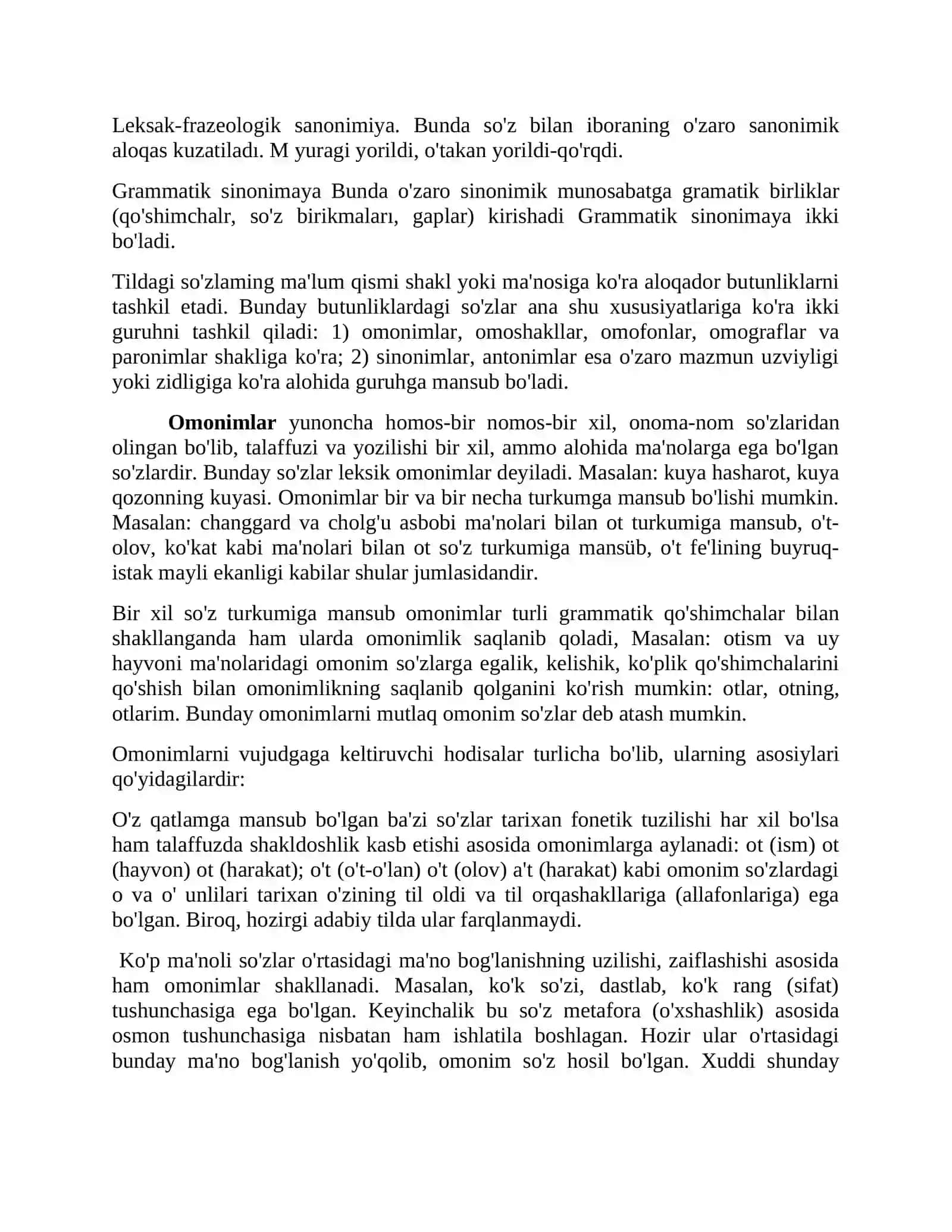 So'zlarning ma’no munosabatiga ko'ra turlari 4