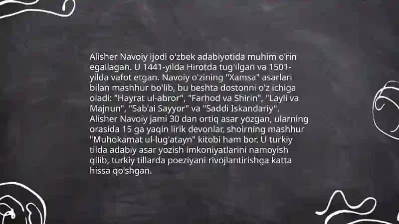 Alisher Navoiy 4