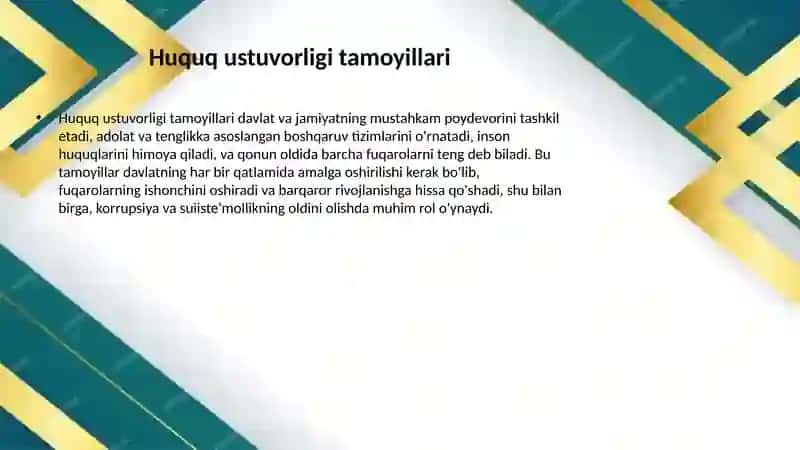 Huquq Ustuvorligi tushunchasi va mohiyati 4