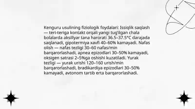 Chala tugʻilgan bolalarni kenguru usuli bilan boqish 4