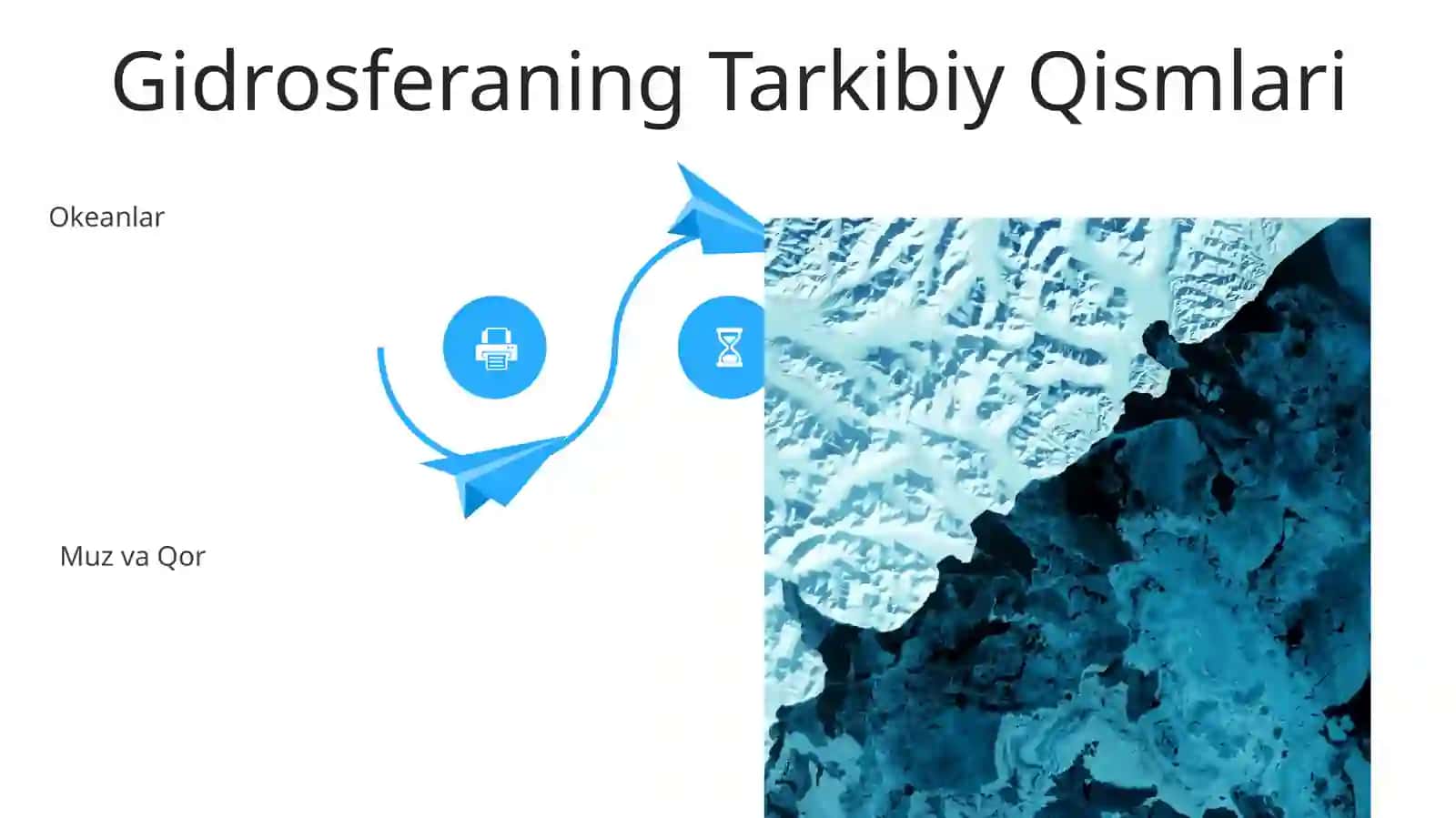 Yerning geografik qobigʻi gidrosfera 4