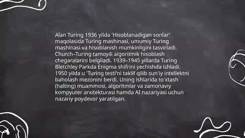 Suniy intellekt texnalogiyalari rivojlanish tarixi 4