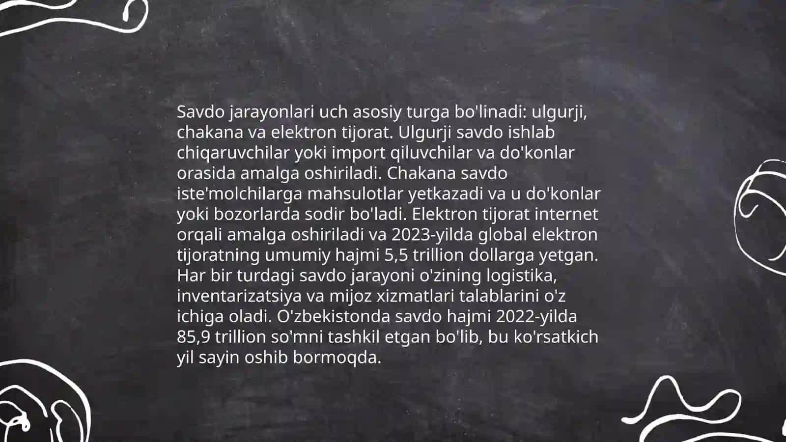 Savdo iqtisodiyoti fanining nazariya asoslari 4