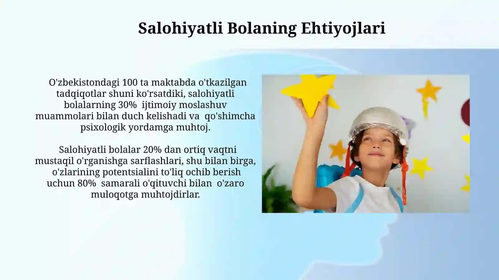 Iqtidorli bolaning o’z o’zini anglashi,motivatsion sohasi 4