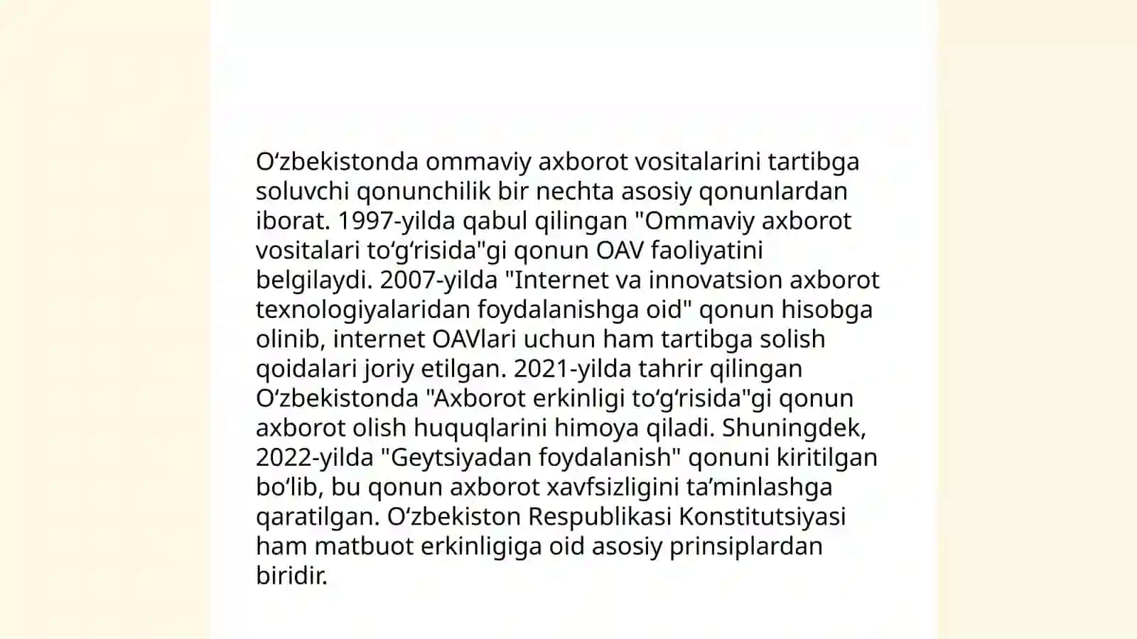 Ommaviy axborot vositalarining taraqqiyoti 4
