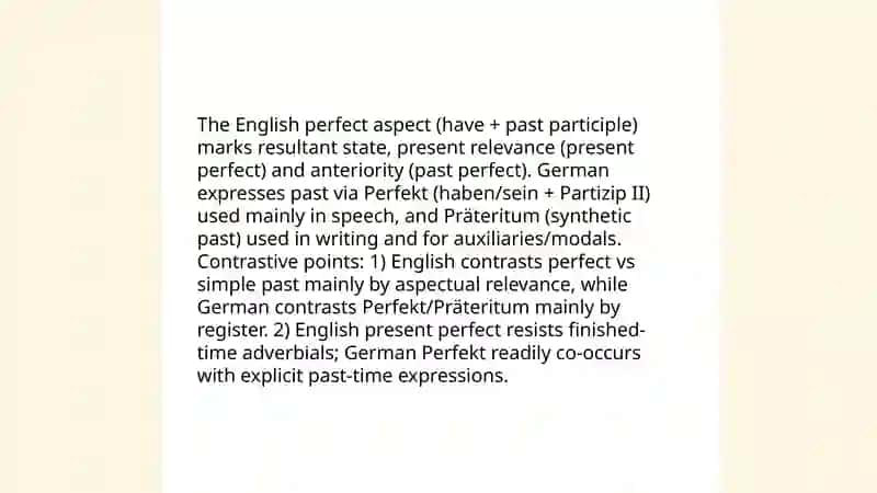 Verbal categories (Tense, aspect,Mood) in contrastive perspective. Jo'raqulova Rushana 4