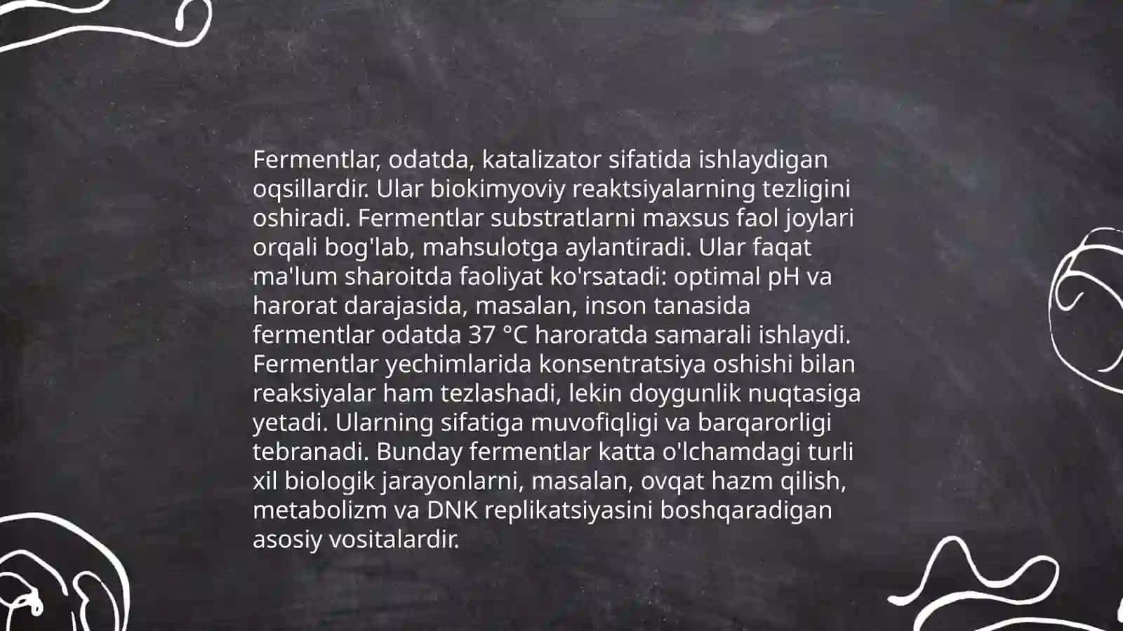 Fermentlar. Ularning tuzulishi 4