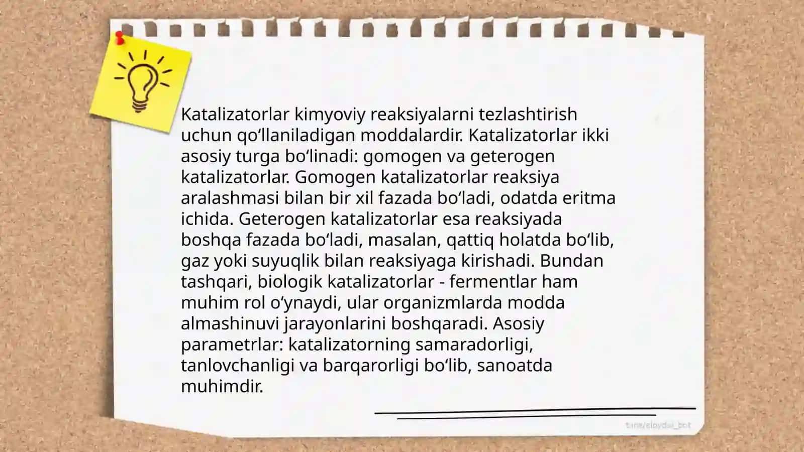 Kataliz. Gomogen va getrogen kataliz 4