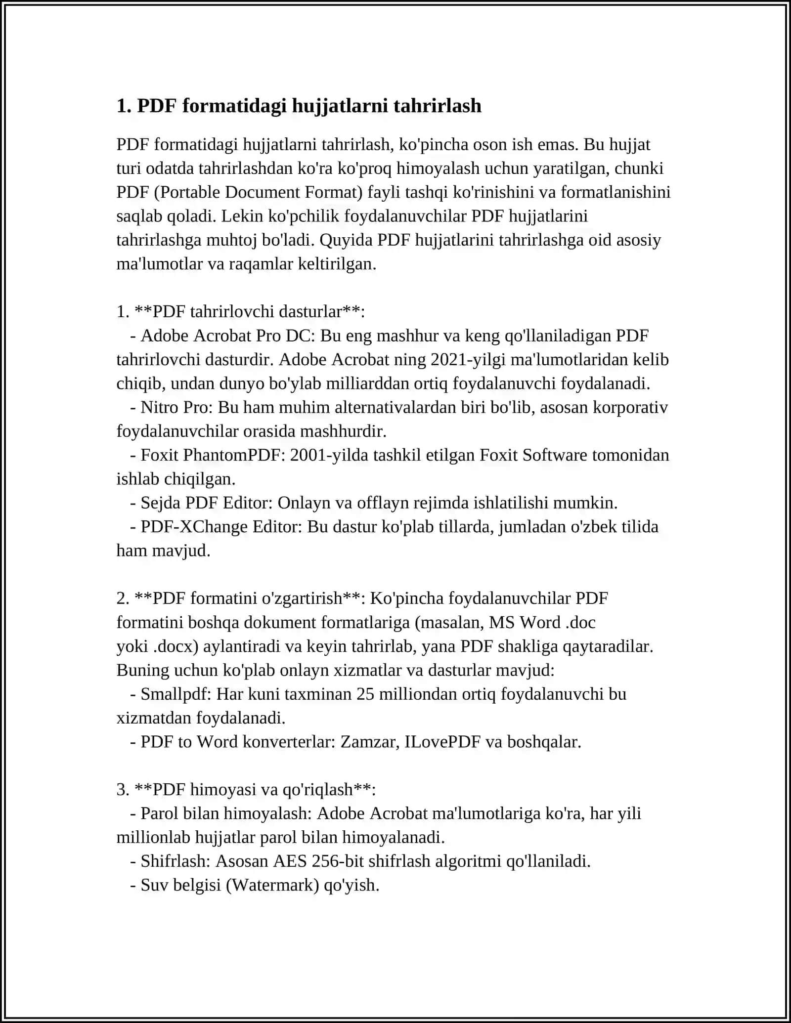 PDF tahrirlashga oid asosiy ma'lumotlar 4