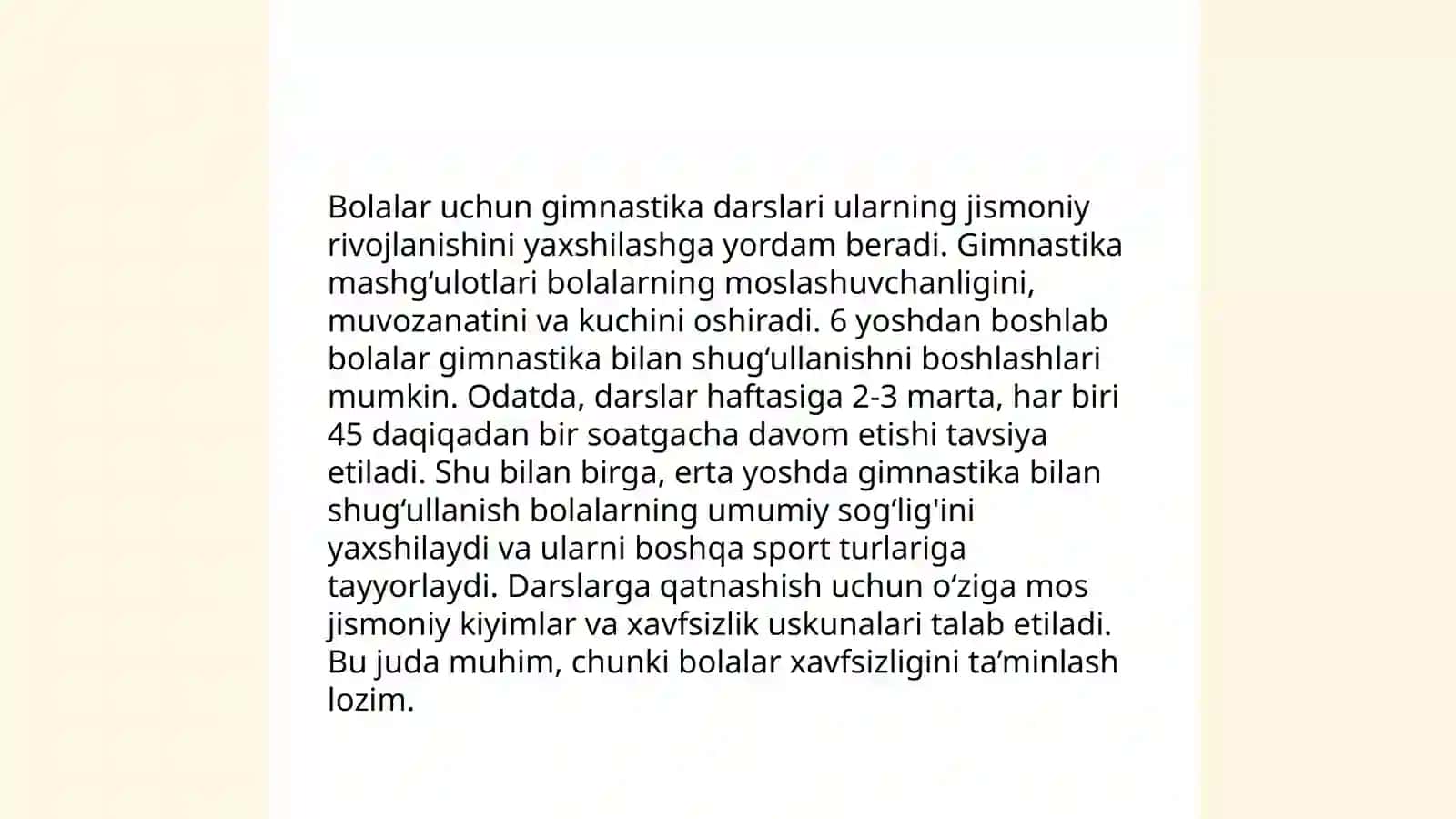 Osilish va tayanish mashqlarini o'rgatish seriyasi 4