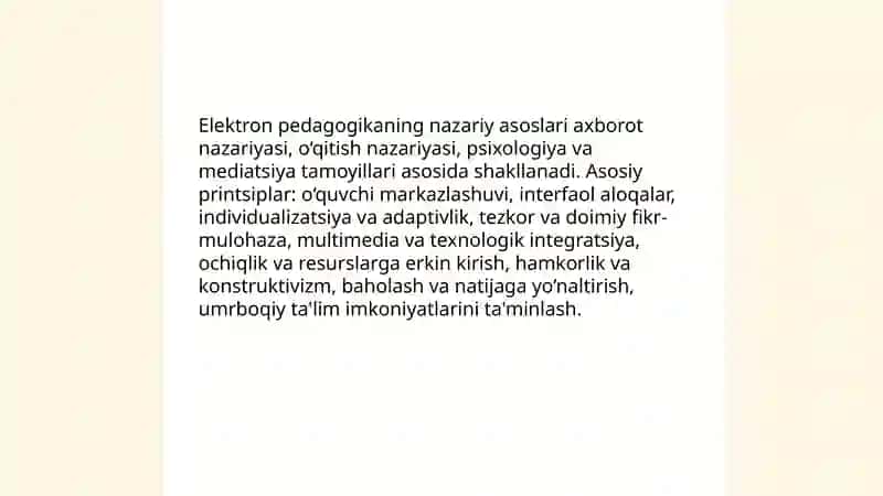 Elektron pedagogika 4
