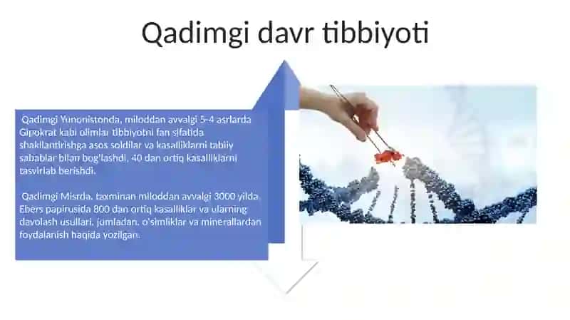Klinik va nazariy tibbiyot fanlarining fan sifatida rivojlanish tarixi 4