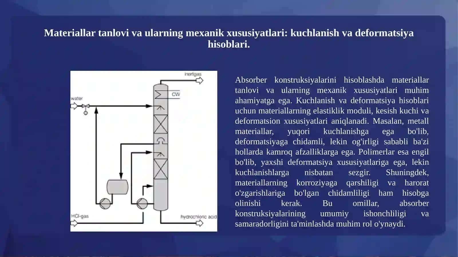 Absorber konstruksiyalarini hisoblash 4