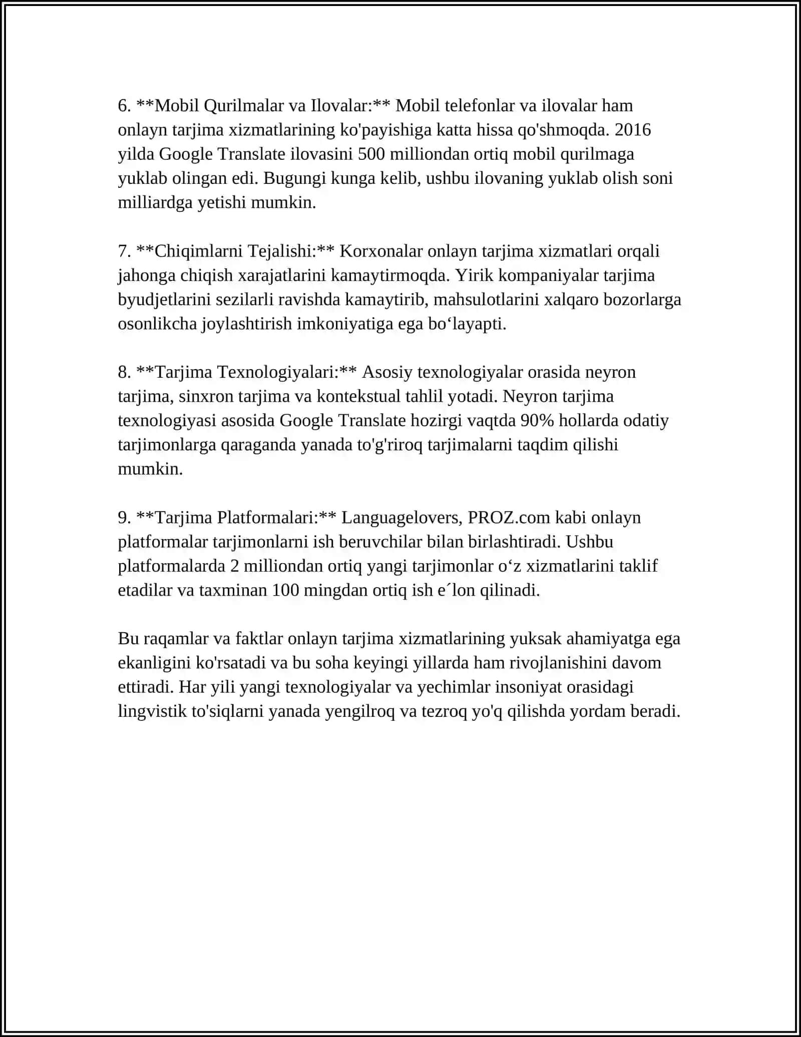 ONLINE TARJIMA XIZMATLARI VA ULARNING AFZALLIKLARI 4