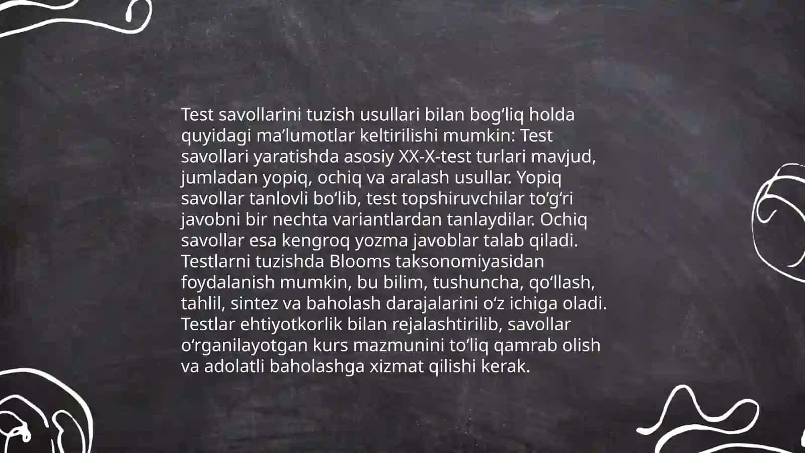 Kasb hunarga qiziqishni aniqlash testi 4