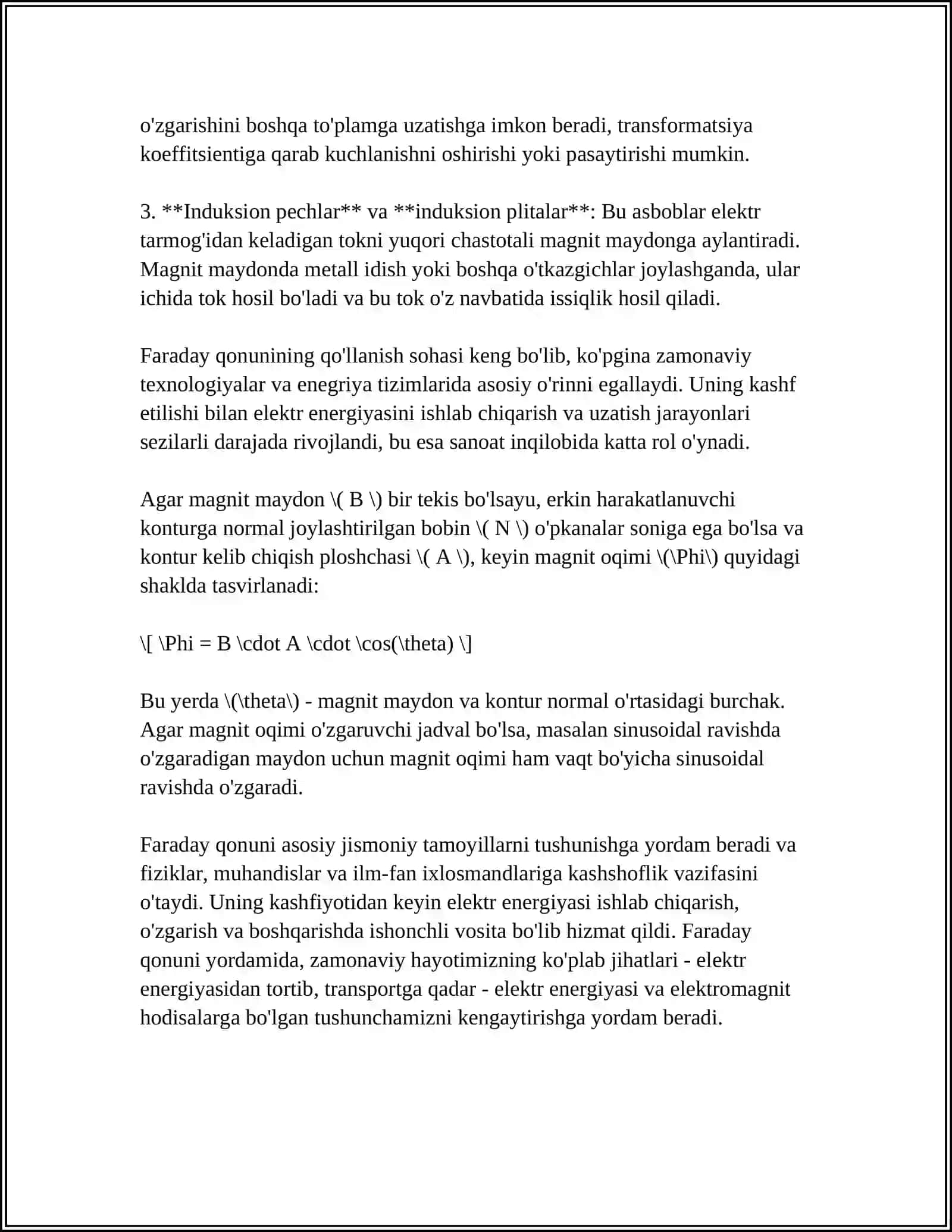 ELEKTROMAGNIT INDUKSIYA HODISASI 4