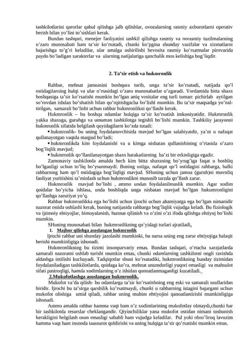 TASHKILOT XODIMLARINI BOSHQARISH 4