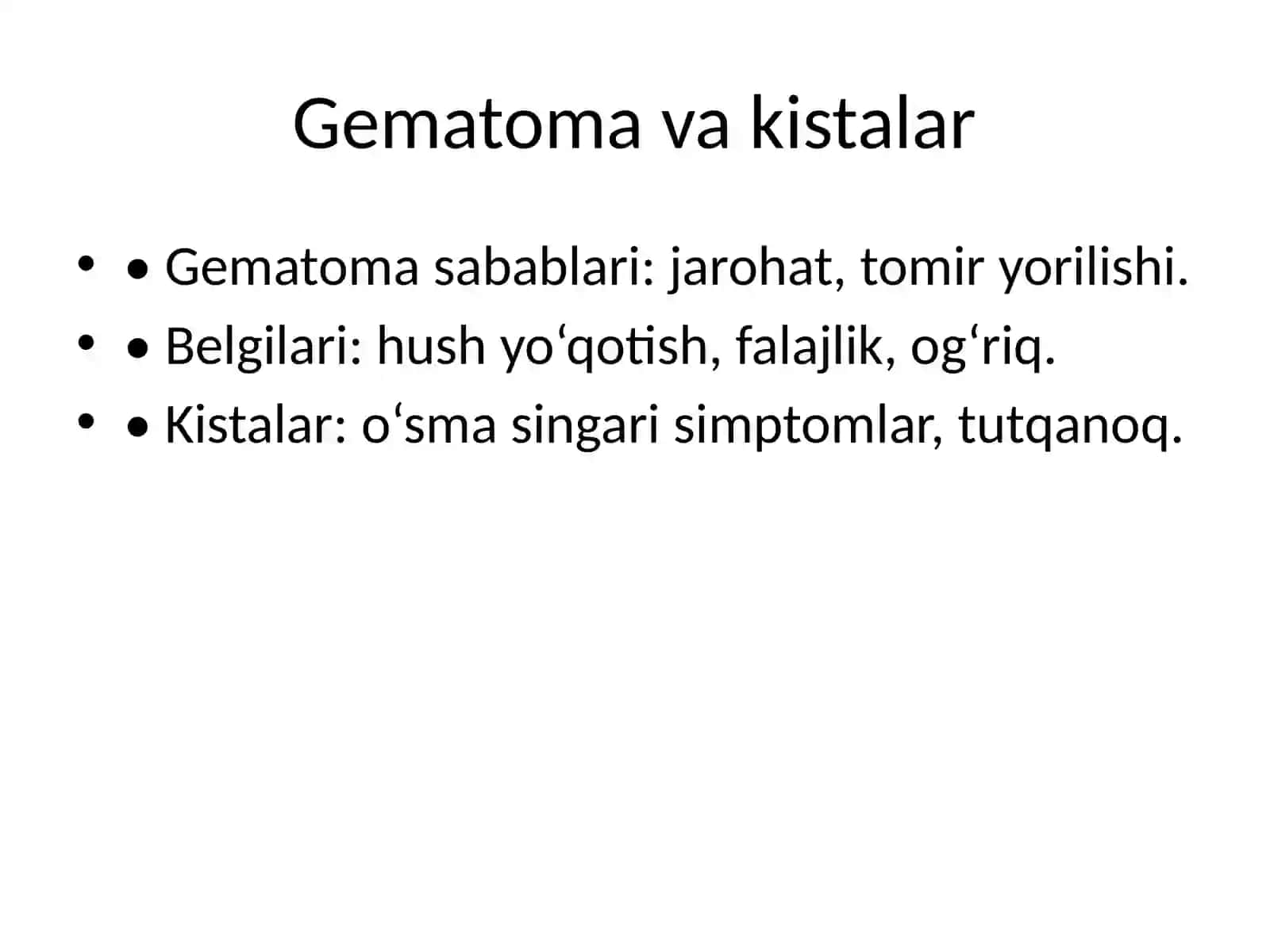 Bosh miya hajmiy va parazitar kasalliklari 4