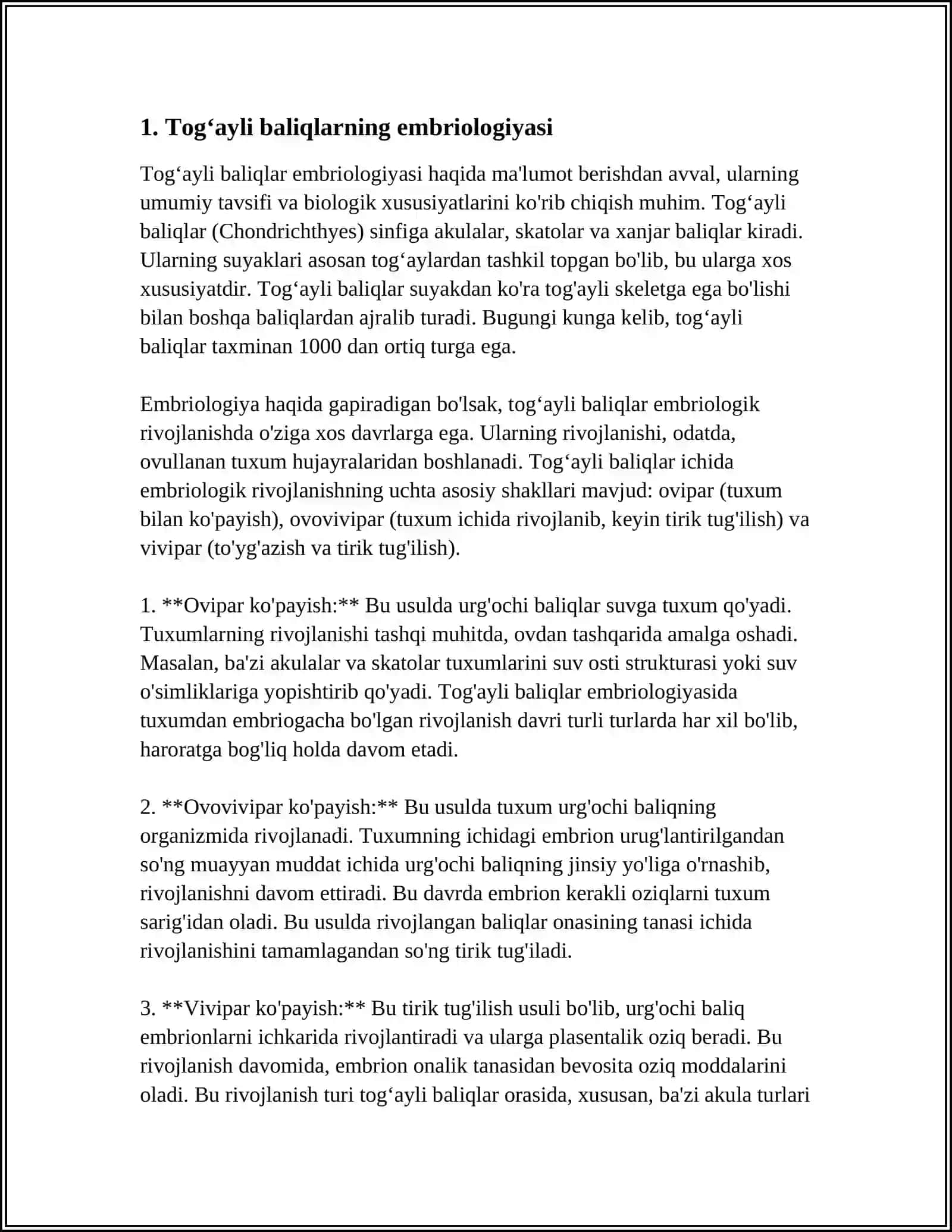 TOGʻAYLI BALIQLARNING INDIVIDUAL RIVOJLANISH XUSUSIYATLARI 4