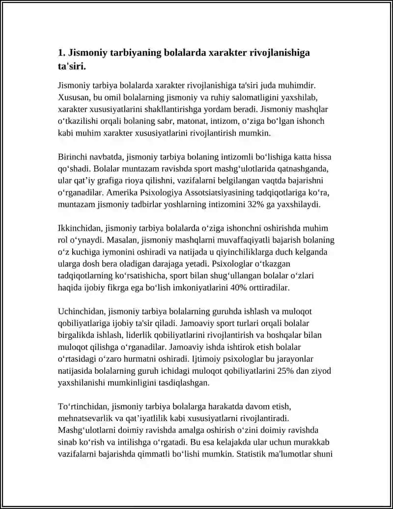 Jismoniy Tarbiya Orqali Bolalarda Mustahkam Xarakter va O‘z O‘zini Nazorat Qilishni Rivojlantirish 4