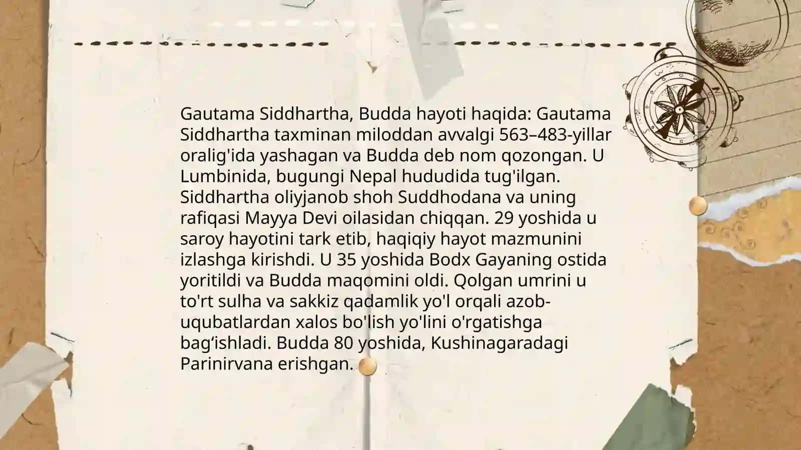 Buddizm dini tarixi va asosiy gʻoyalari 4