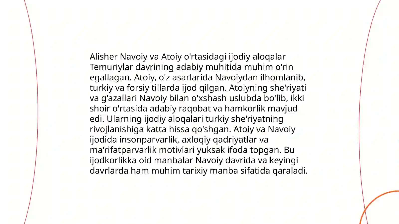 O‘zbek adabiyotida Atoiyning o‘rni 4