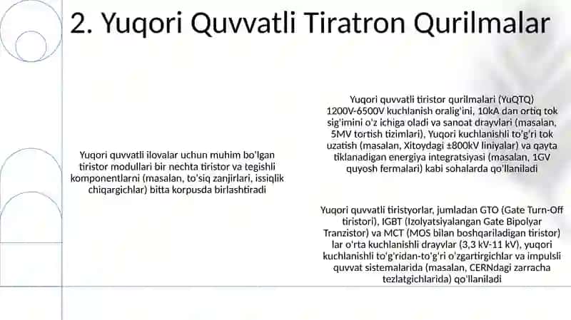 Katta quvvatli tiristorlar va tiristorlimodular 4