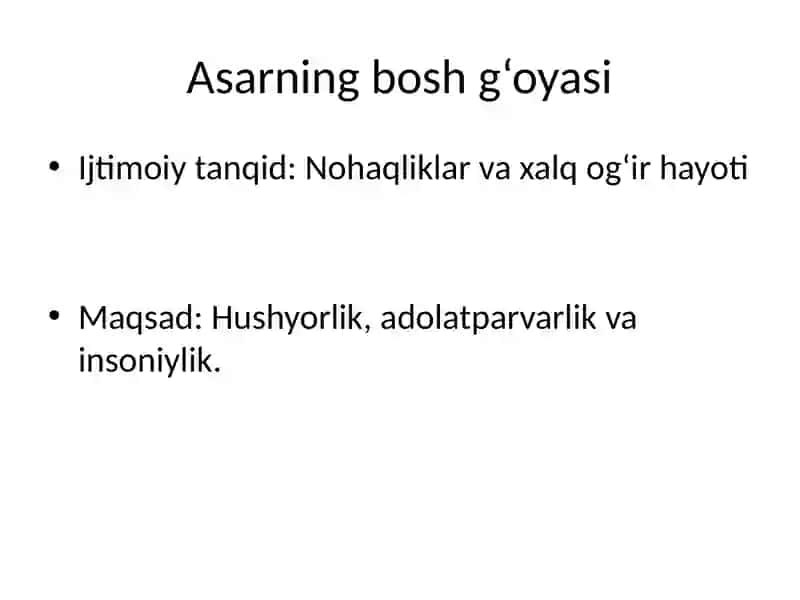 Zarbulmasal asarining hikoyatlari: Mavzu va Mohiyat 4