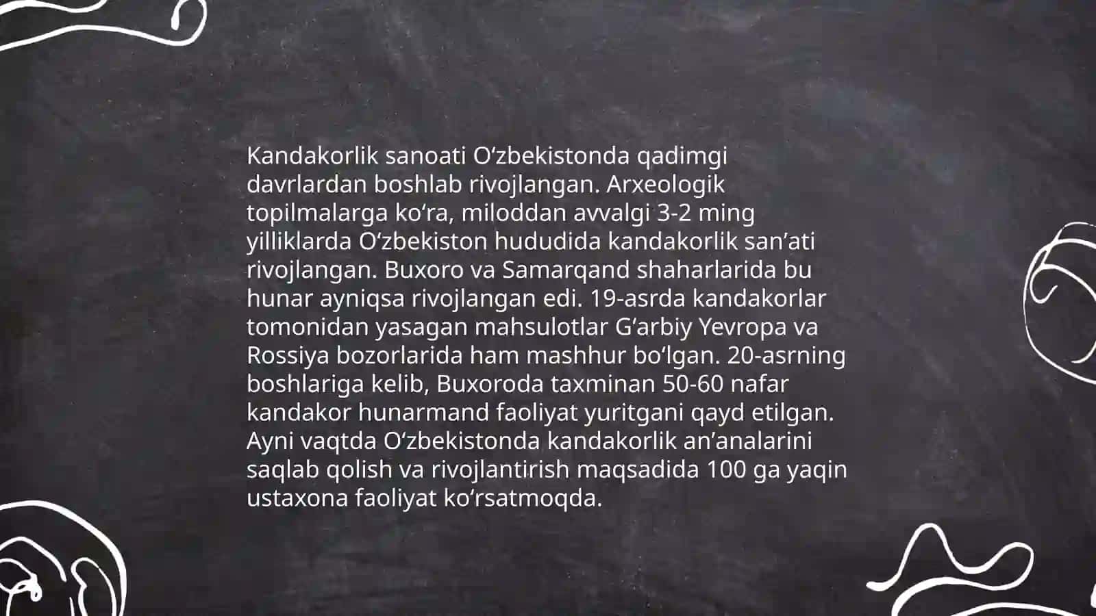 Kandakorlik sanoati kandakorlar tomonidan tayyorlangan milliy idishlar 4